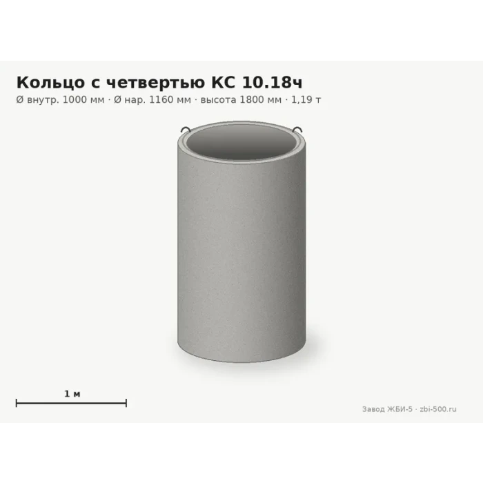 Кольцо с четвертью КС 10.18ч