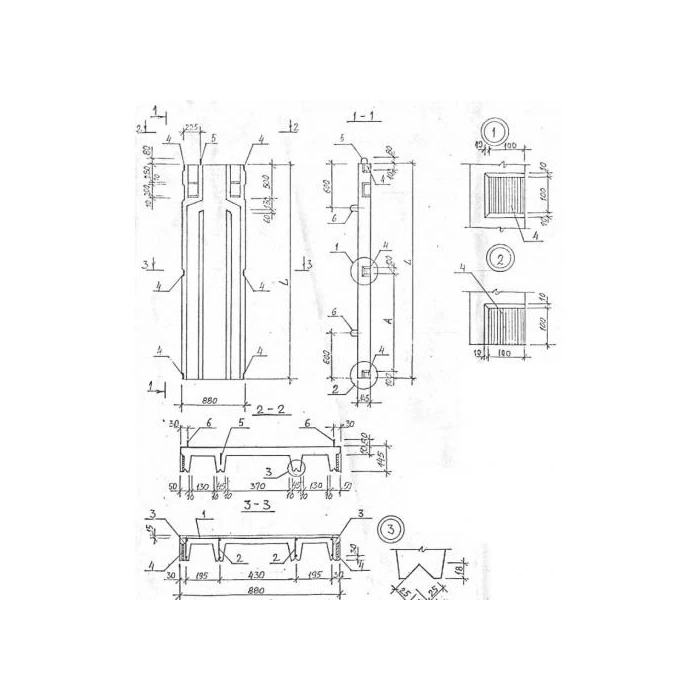 Панель стеновая 4ВБ 280.14.34