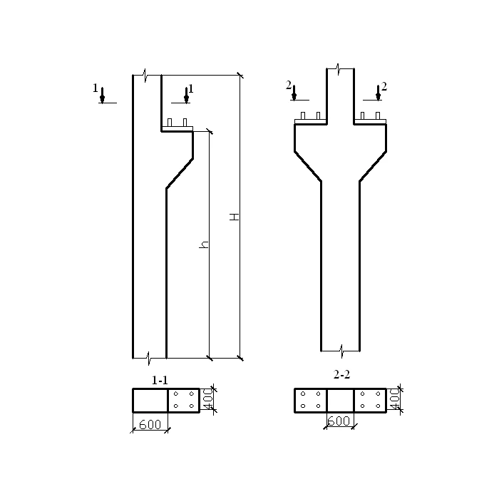 Колонна железобетонная 2к 120-2