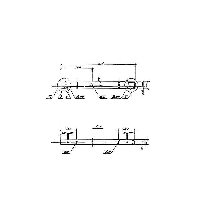 Колонна железобетонная К 7-6